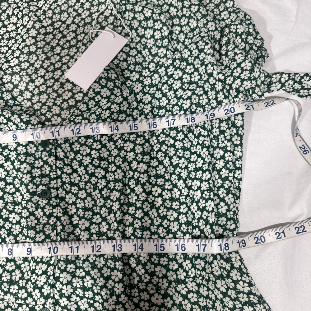 NWT $218 REFORMATION [ 16 ] Rosalinda Floral Tie Sleeve Dress In Venezuela T2134 - Picture 4 of 16